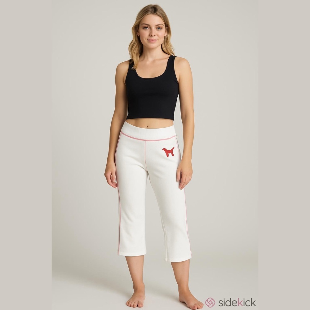 Victoria’s Secret Pink Capri Cropped Sweatpants Size XS Vintage 2006 NEW